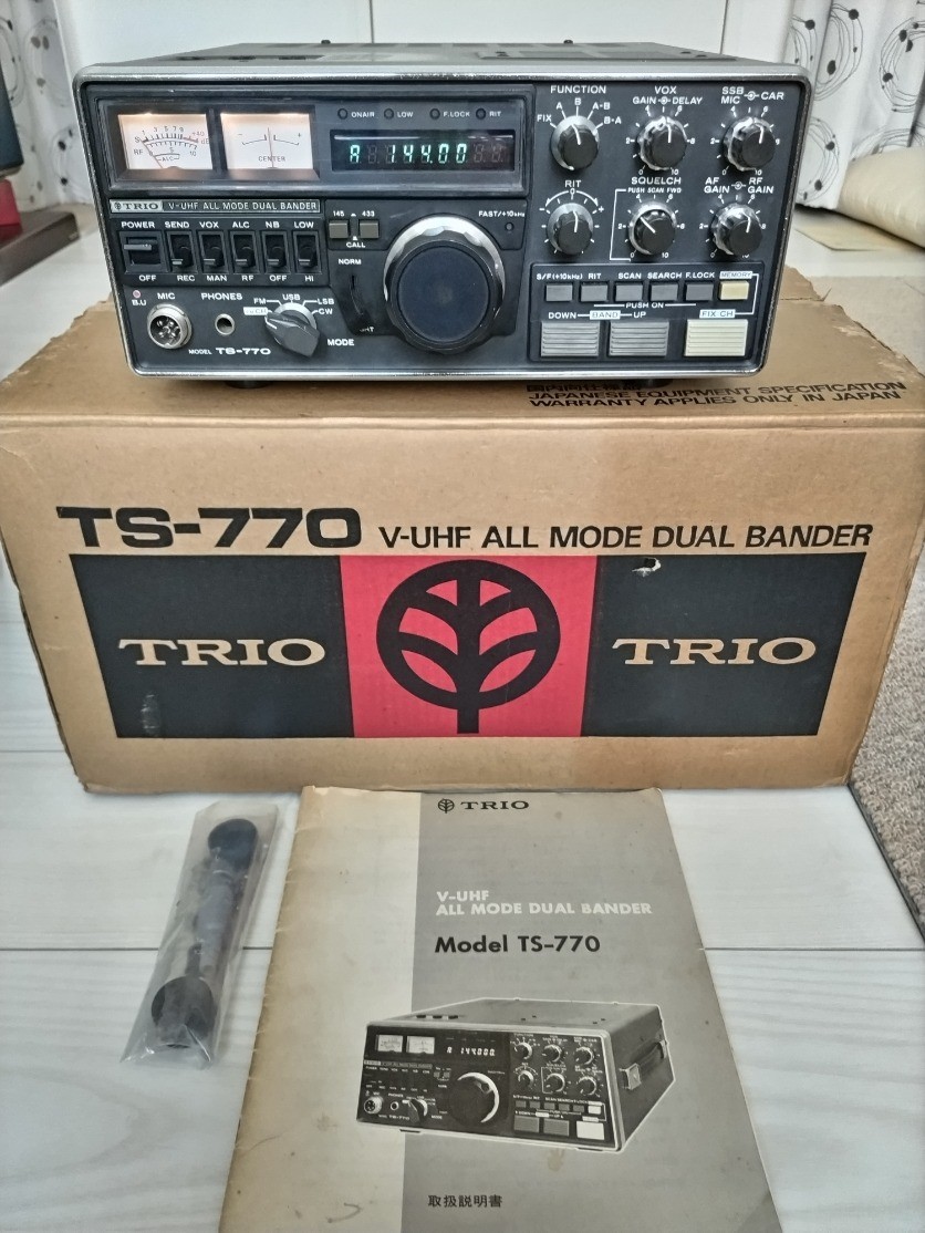 超激得，定番 TS-770 TRIO 144 430MHz オールモードトランシーバー