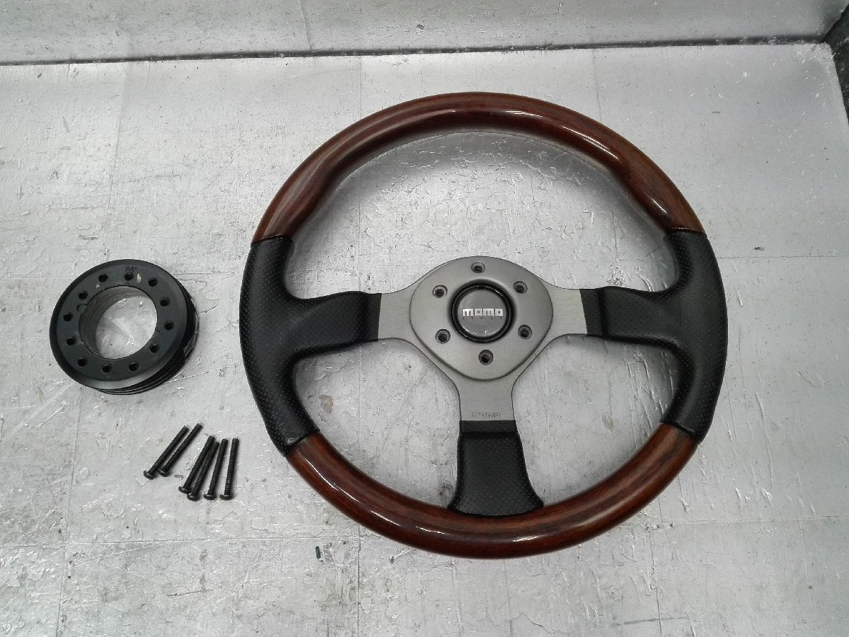 NARDI☆ナルディクラシックVITEウッドステアリング⁄シルバー