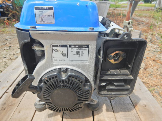 YAMAHAガソリン発電機 EF7H　不動中古現状 岩手発】ヤマハ 発電機 EF7H 動作未確認 ジャンク 現状渡し ヤマハ