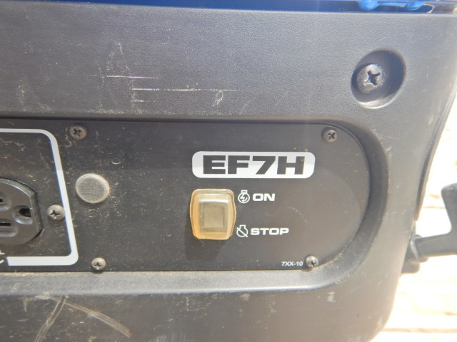 岩手発】ヤマハ 発電機 EF7H 動作未確認 ジャンク 現状渡し ヤマハ