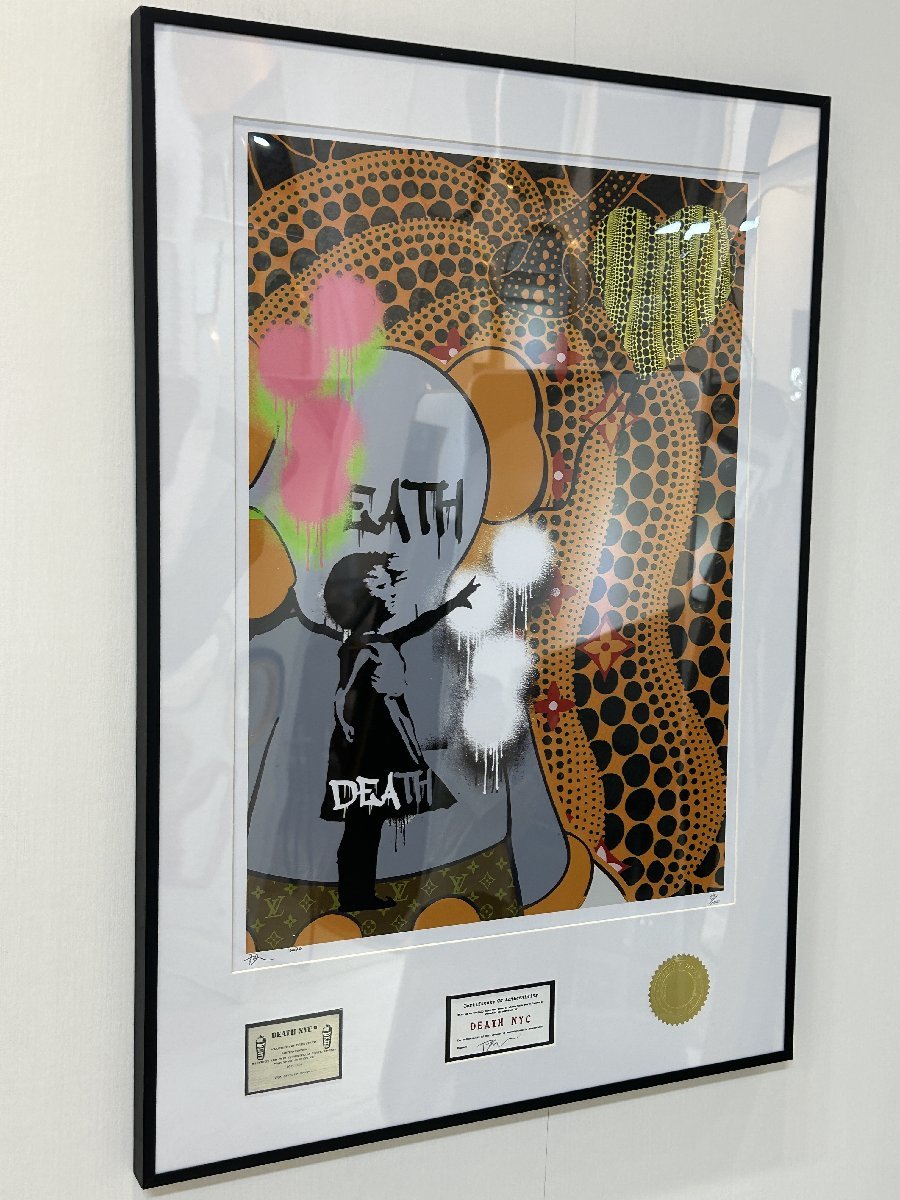 額込 世界限定100枚DEATH NYC アートポスター 現代アート 20 額込 世界限定100枚DEATH NYC アートポスター 現代アート 18 額込 世界