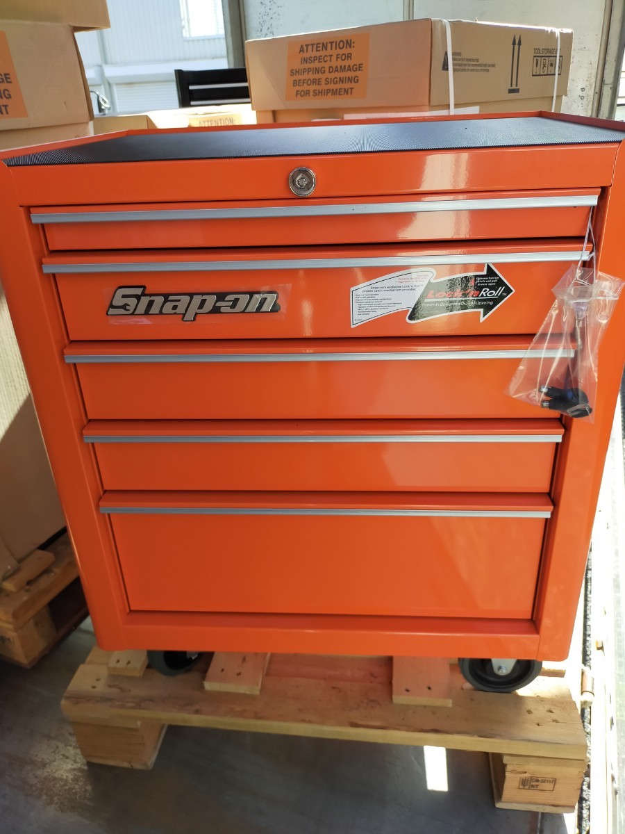 Snap-on ロールキャブ スナップオン 白 ミジェットキャブ 5段ロール 