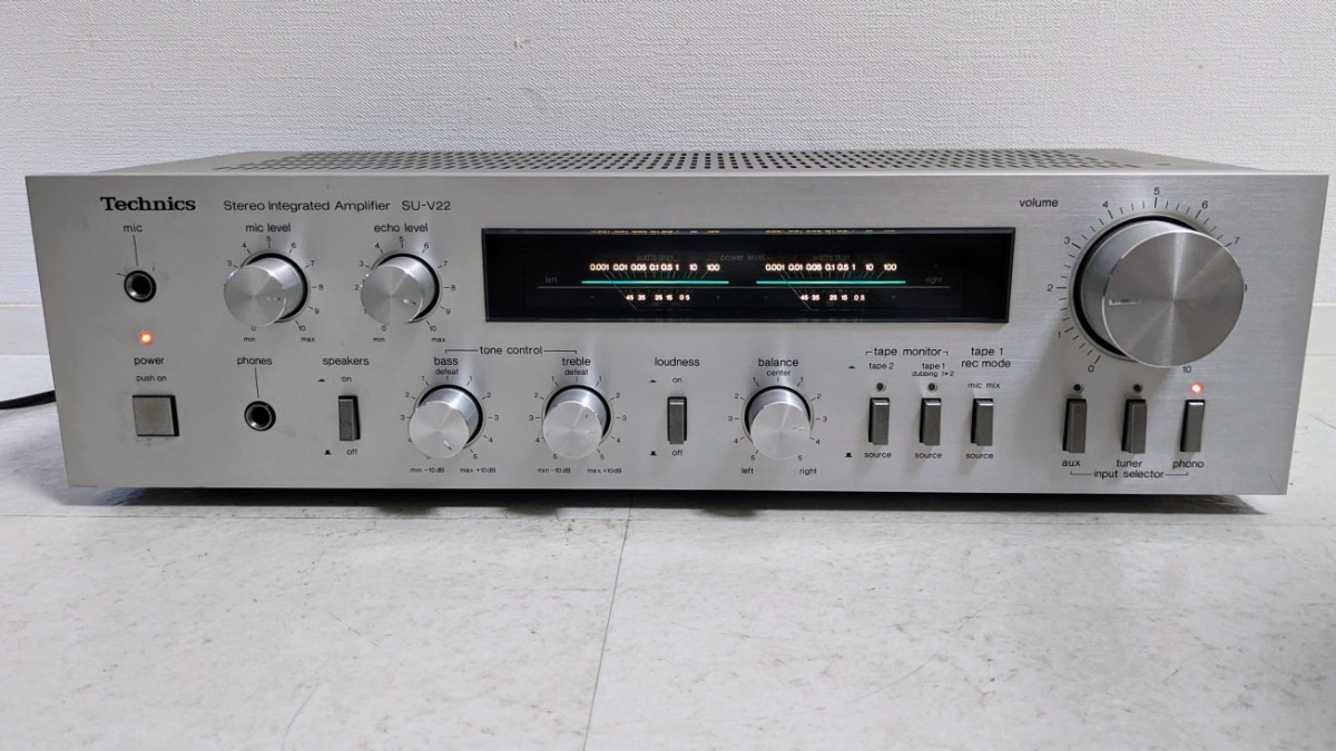 Technics ステレオプリメインアンプ 本体 テクニクス Technics プリメインアンプ SU-V22 アンプ 家電、AV