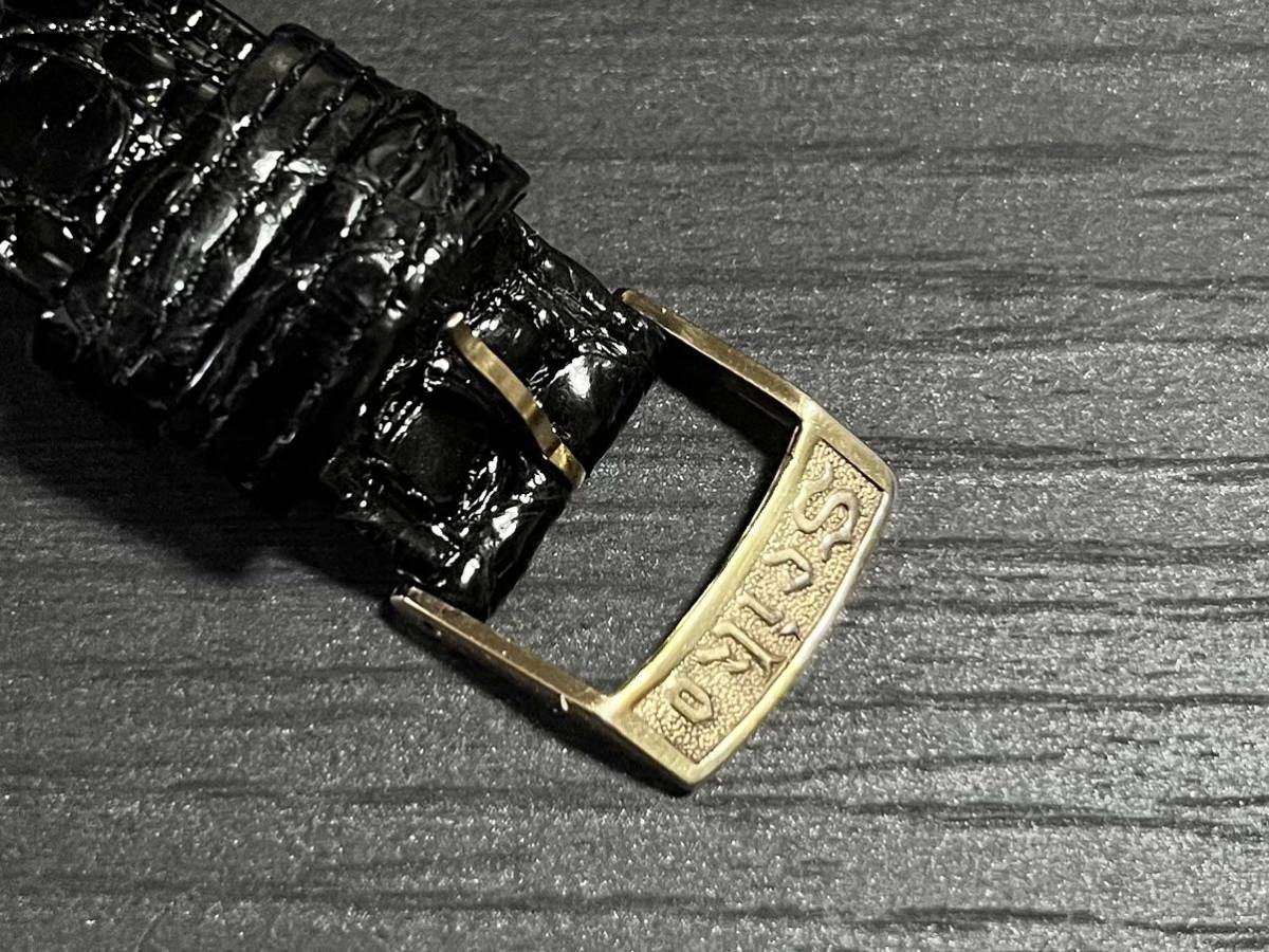 良品 SEIKO GS グランドセイコー 純正革ベルト 純正尾錠 ベルト幅約 