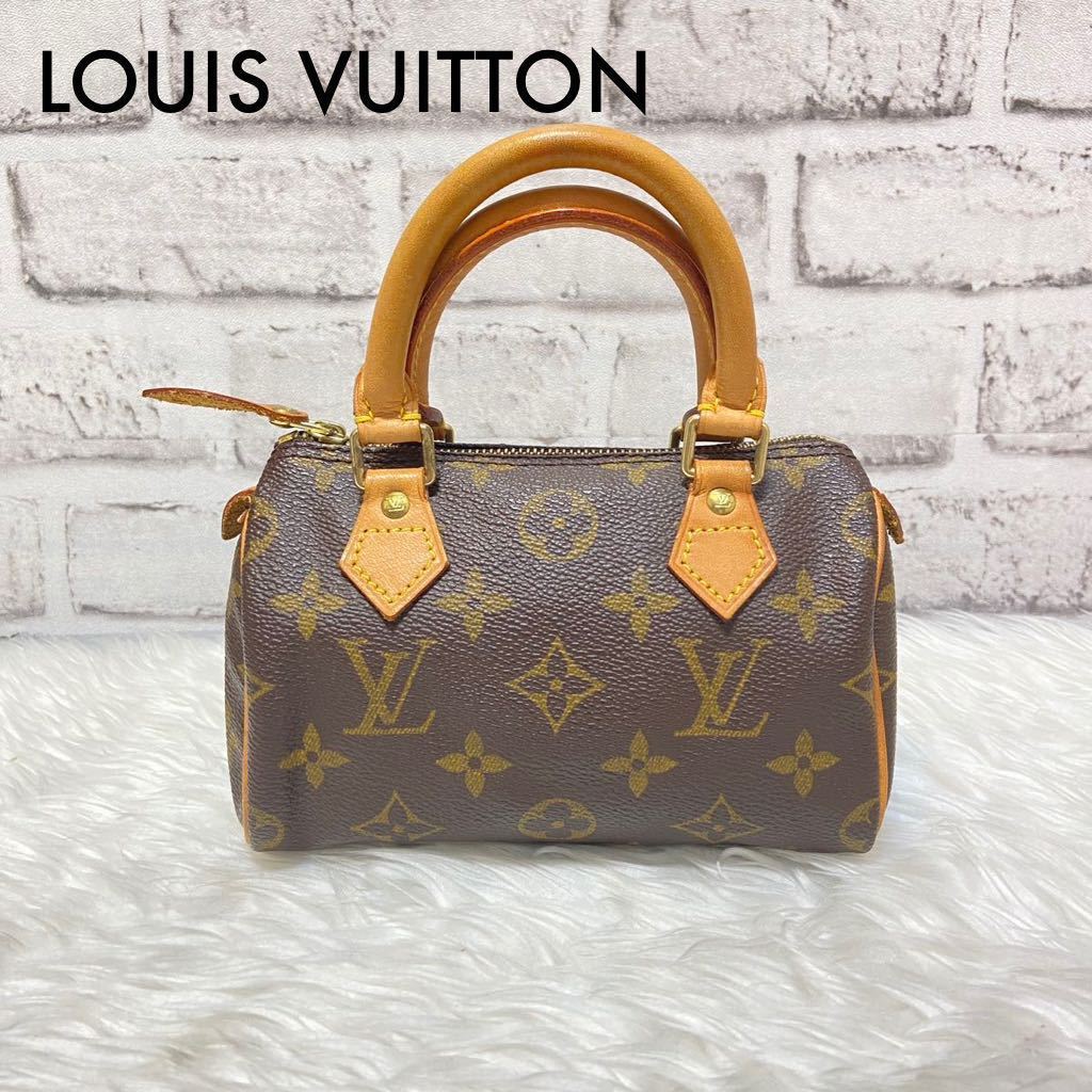 LOUIS VUITTON ルイヴィトン モノグラム ミニスピーディー モノグラム