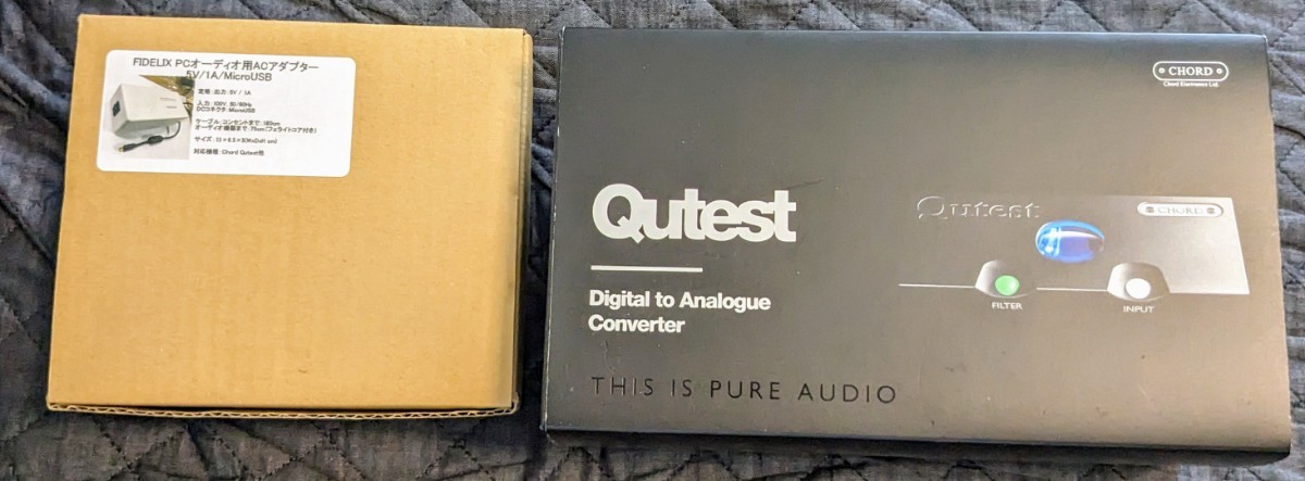 【電源アダプター付き】Chord Electronics Qutest DAC ＆FIDELIX ACアダプタ 国内正規品 DAコンバータ コード 