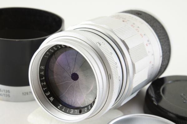 ライカ Leica ELMARIT M 90mm F2.8 シルバー + 12575 メタルフード