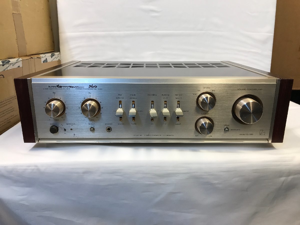 Yahoo!オークション LUXMAN コントロールアンプ CL-360 キズ・サビ