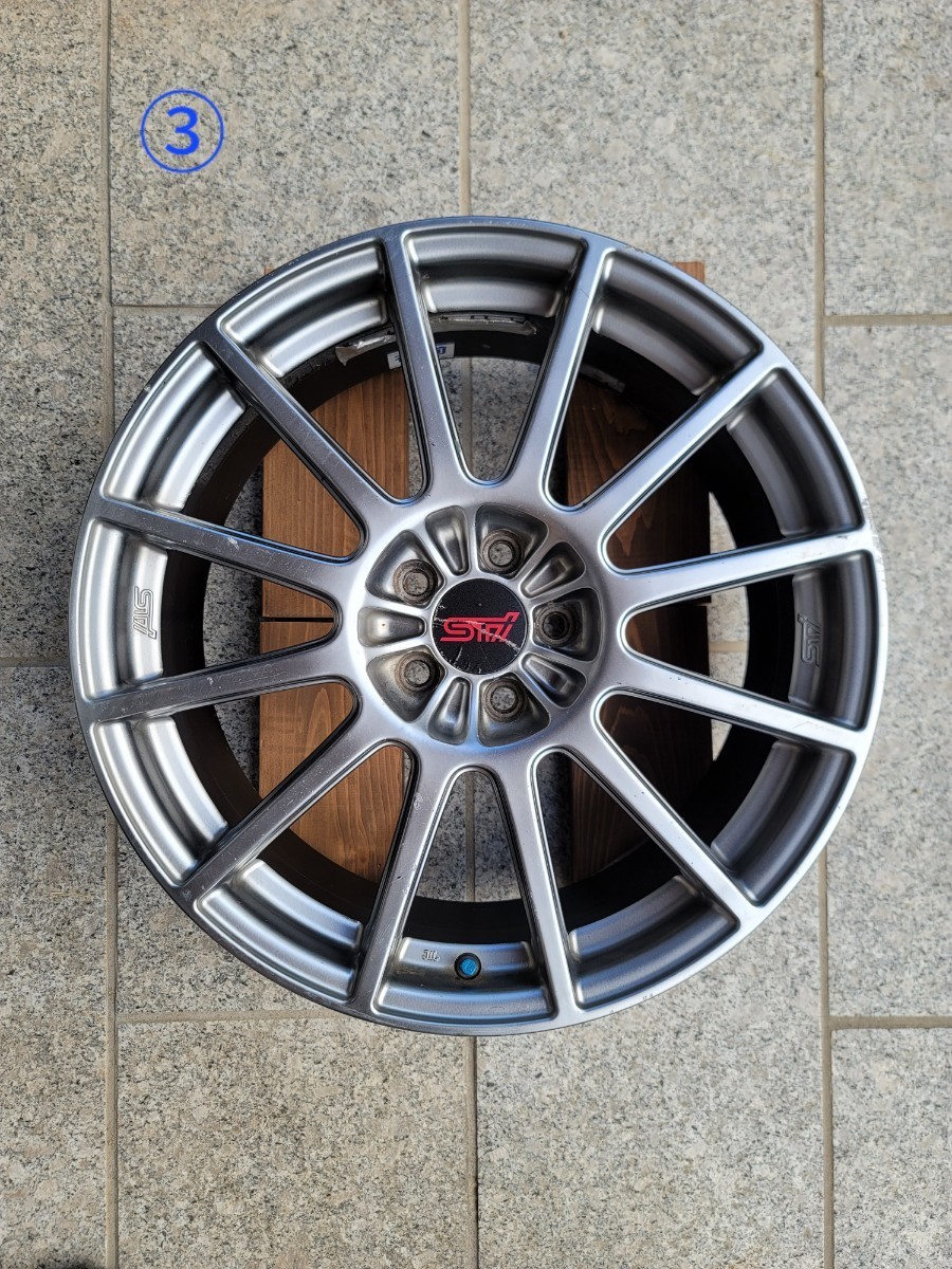 スバル STI 18インチ アルミホイール4本セット ENKEI 中古品 