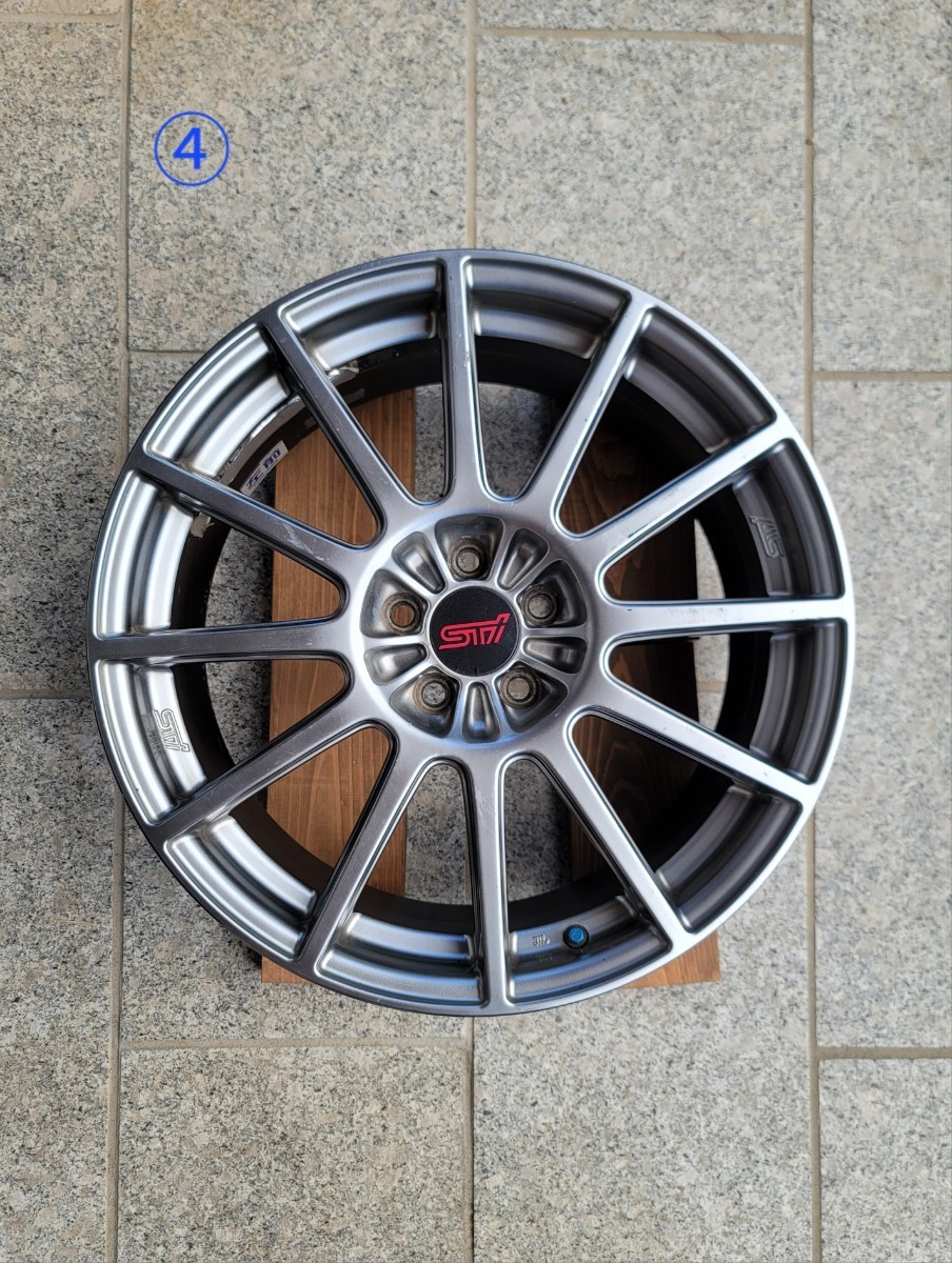 スバル STI 18インチ アルミホイール4本セット ENKEI 中古品 18インチ