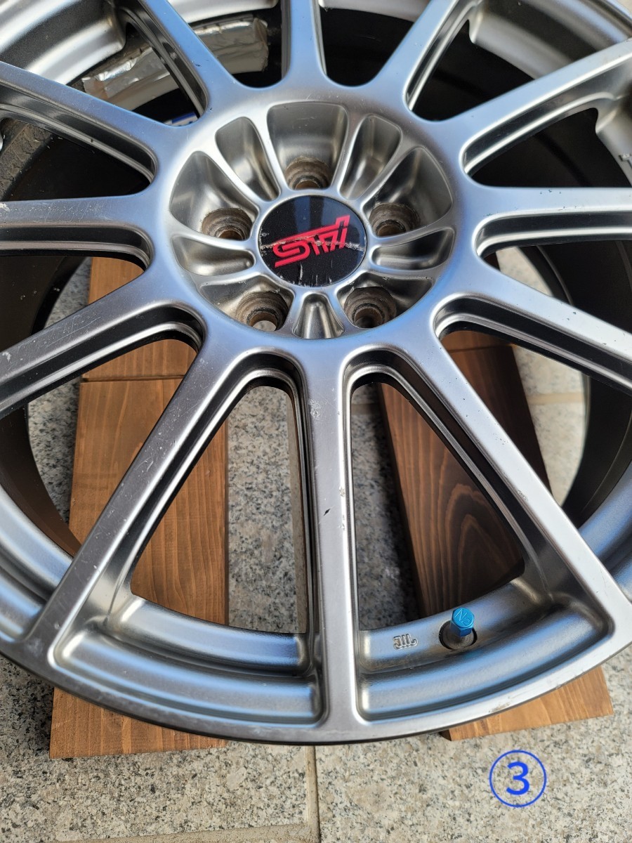 スバル STI 18インチ アルミホイール4本セット ENKEI 中古品 18インチ