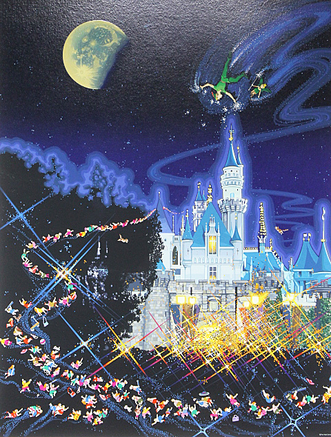 ■④ヒロヤマガタ（山形博導） 【ピーターパン】 シルクスクリーン 直筆サイン エディション有り