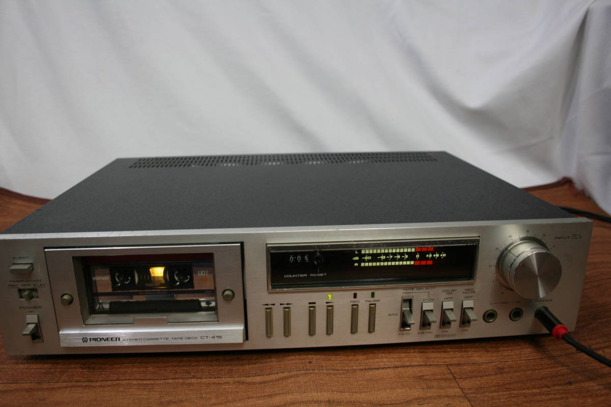 CT-415 カセットデッキ パイオニア 動作品 your 修理 Pioneer/カセット