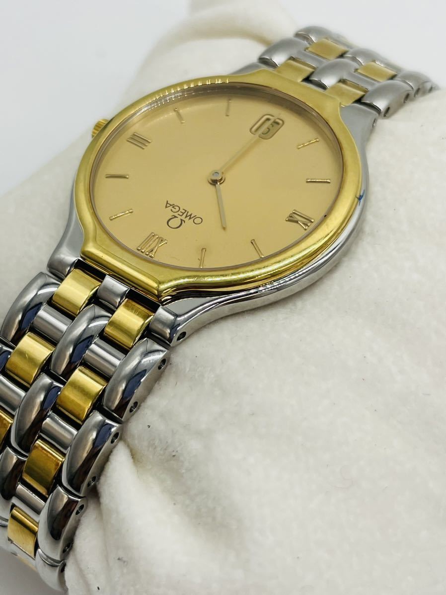 希少美品】OMEGA オメガ デビル デイト BT ゴールド文字盤 SS 1449/432 