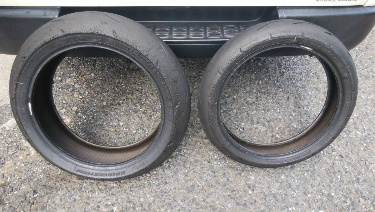 R11 ブリヂストン 180⁄640R17 前後セット120⁄600⁄R17 06ブリヂストン