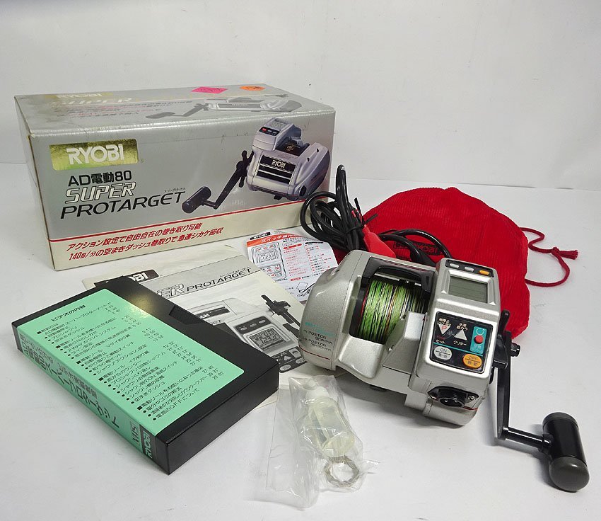 RYOBI PROTARGET 電動リール ネイビー AD80 □リョービ RYOBI AD電動