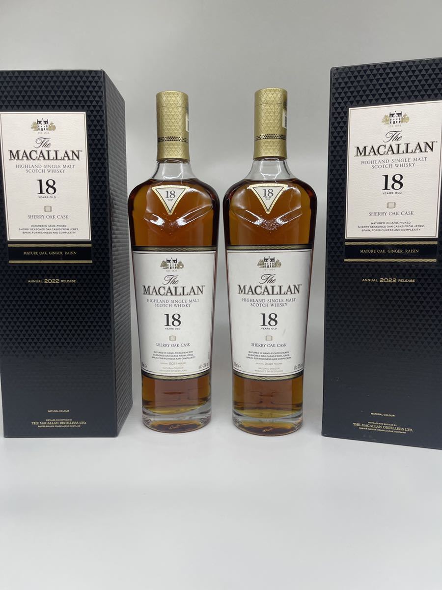 ◇MACALLAN マッカラン 18年◇ スコッチウイスキー 未開栓 マッカラン