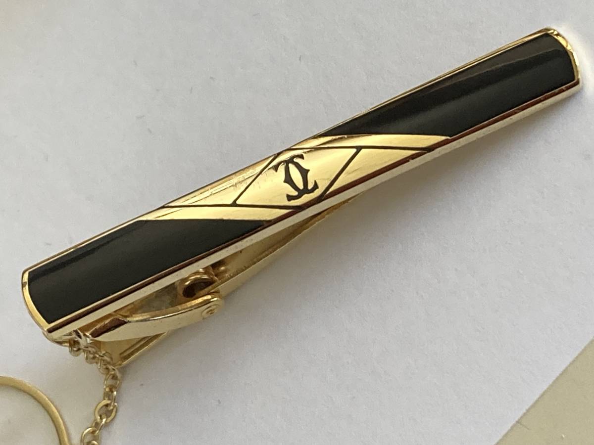 カルティエ Cartier カフス ＆ ネクタイピン 24KGF（送料520円