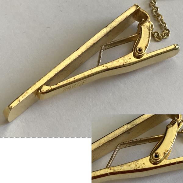 カルティエ Cartier カフス ＆ ネクタイピン 24KGF（送料520円