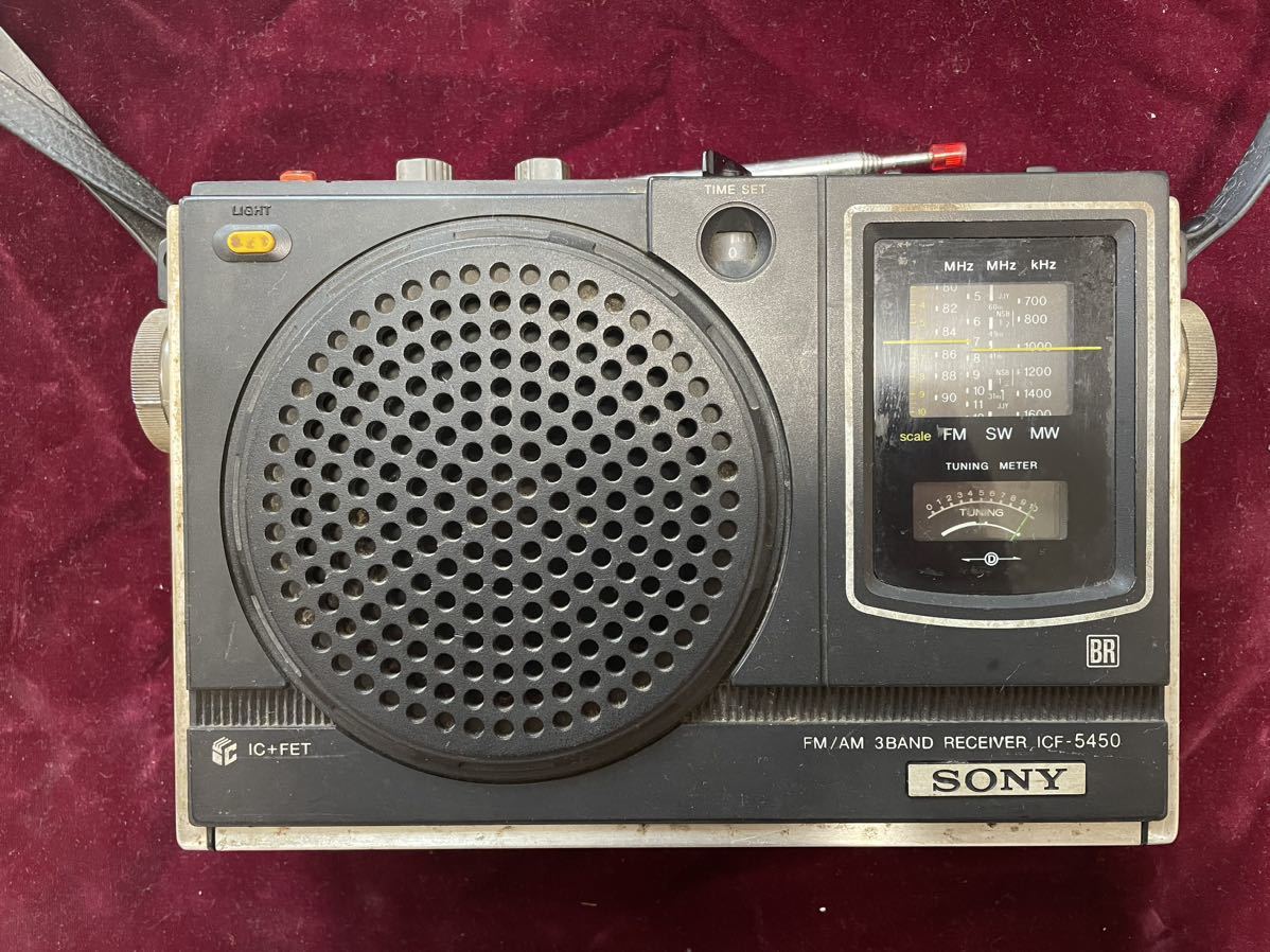 SONY ICF-5450 ソニー スカイセンサー - 動作品 FM⁄AM⁄SW 3BAND