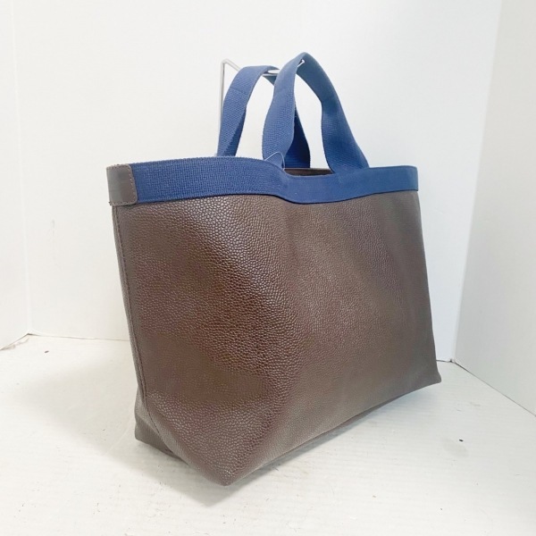 エルベシャプリエ Herve Chapelier トートバッグ コーテッドキャンバススクエアトートA4L コーティングキャンバス×コットン GPライン