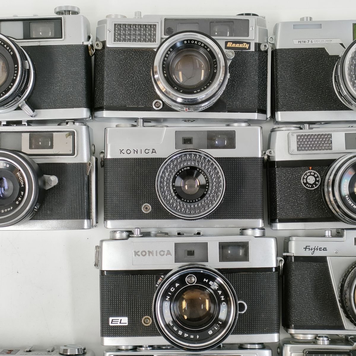 Fujica 35-ML ， Canon Canonet QL17 ， Yashica Electro35 他 レンジファインダー 18点セット まとめ ●ジャンク品 [7176TMC]