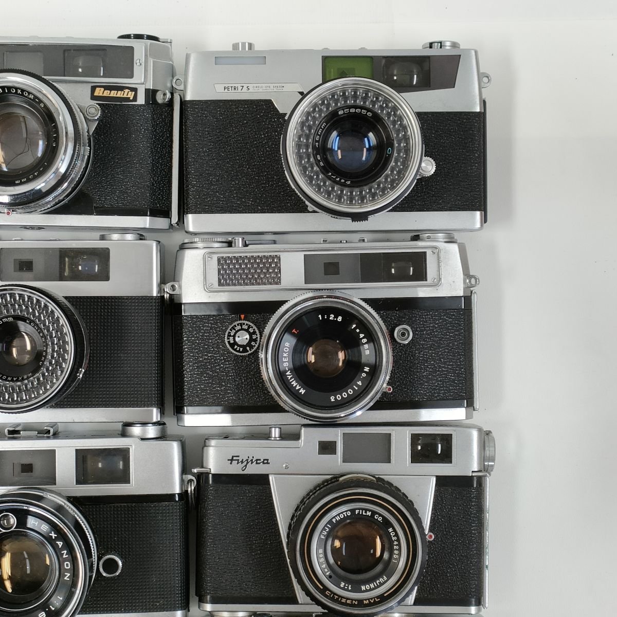 Fujica 35-ML ， Canon Canonet QL17 ， Yashica Electro35 他 レンジファインダー 18点セット まとめ ●ジャンク品 [7176TMC]
