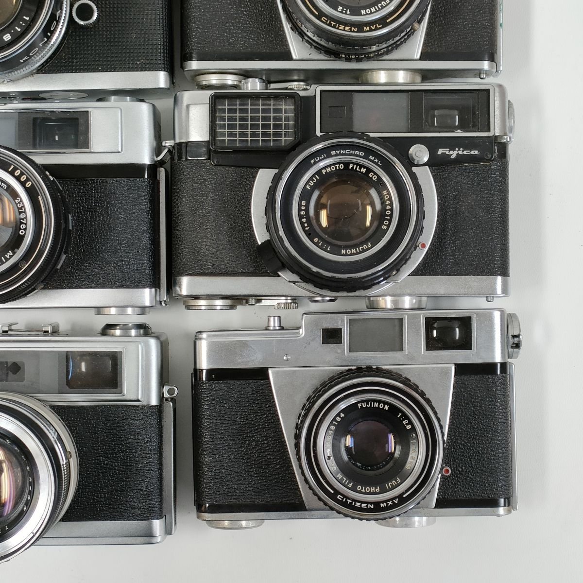 Fujica 35-ML ， Canon Canonet QL17 ， Yashica Electro35 他 レンジファインダー 18点セット まとめ ●ジャンク品 [7176TMC]