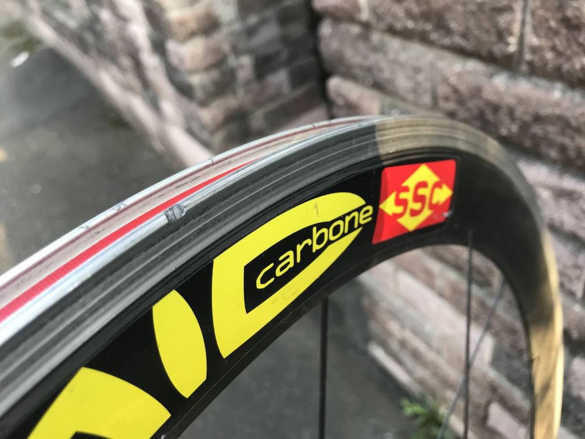 ジャンク】MAVIC COSMIC CARBON SSC コスミックカーボン 前後 