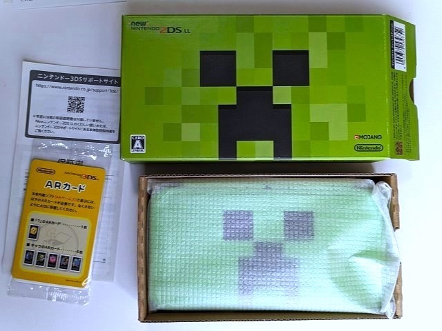 美品 箱付 ニンテンドー Nintendo 2DS LL マインクラフト クリーパー 