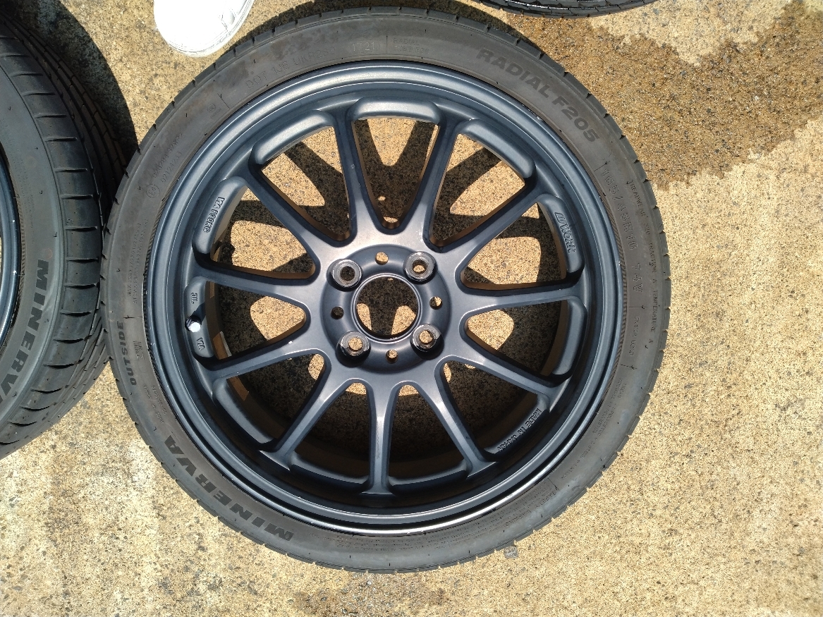 WORK エモーション11R 16インチ5.5J＋45 ミネルバタイヤ165/45R16付 軽 