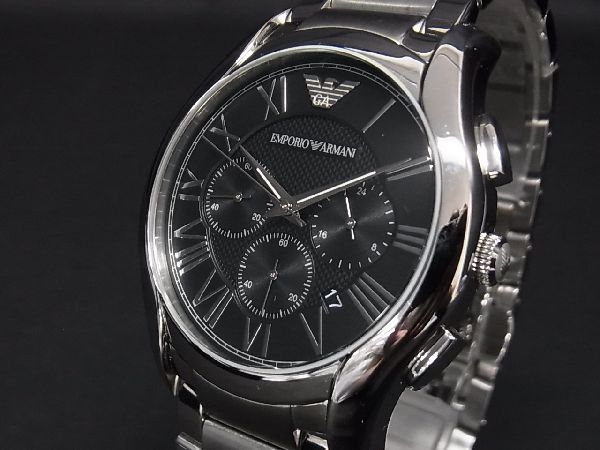 1円 □稼働品□極美品□ EMPORIO ARMANI アルマーニ AR-11083 SS 