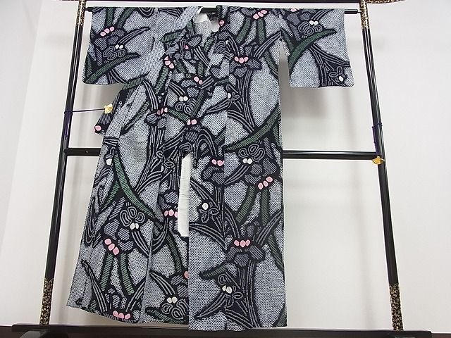 浴衣 有松鳴海絞り 伝統工芸品 綿 夏物 平和屋本店□極上 逸品 平和
