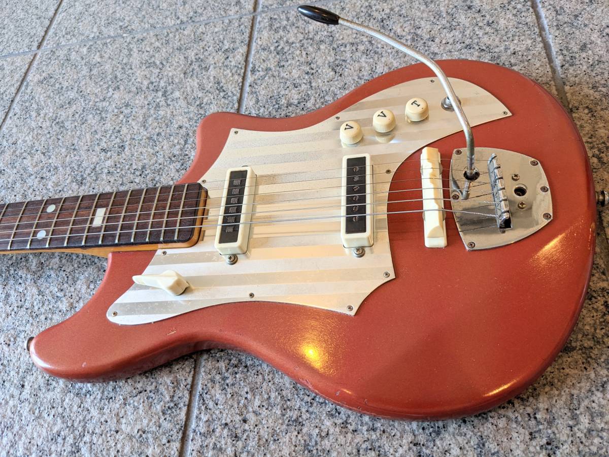 □グヤトーン Guyatone LG-80T バーガンディミスト char ビザール 