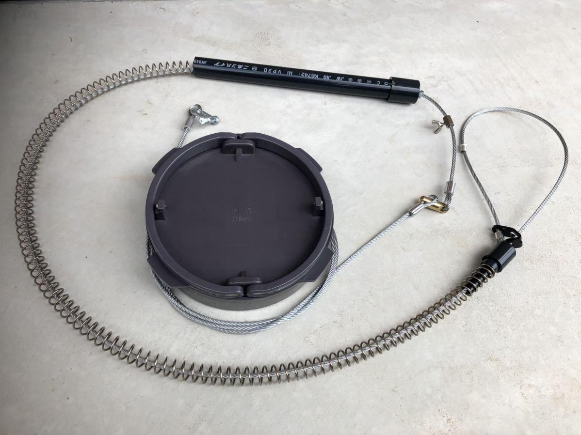 10組セット　押しバネ横式くくり罠 18.5×19cmサイズ 使い方2通り