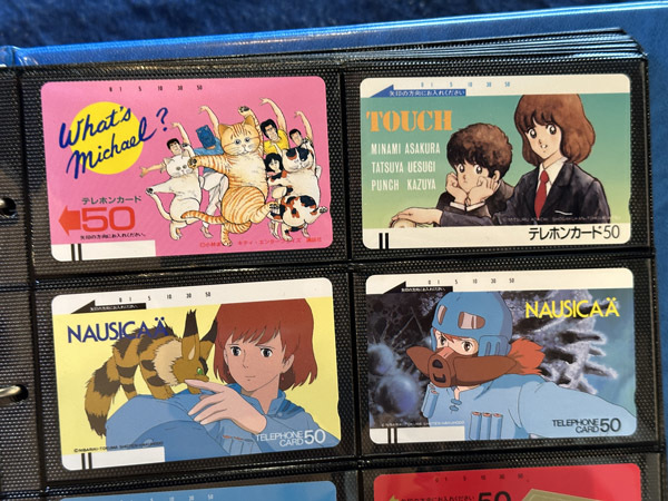 テレホンカード 未使用品 アニメ ナウシカ タッチ ビーバップ ガンダム