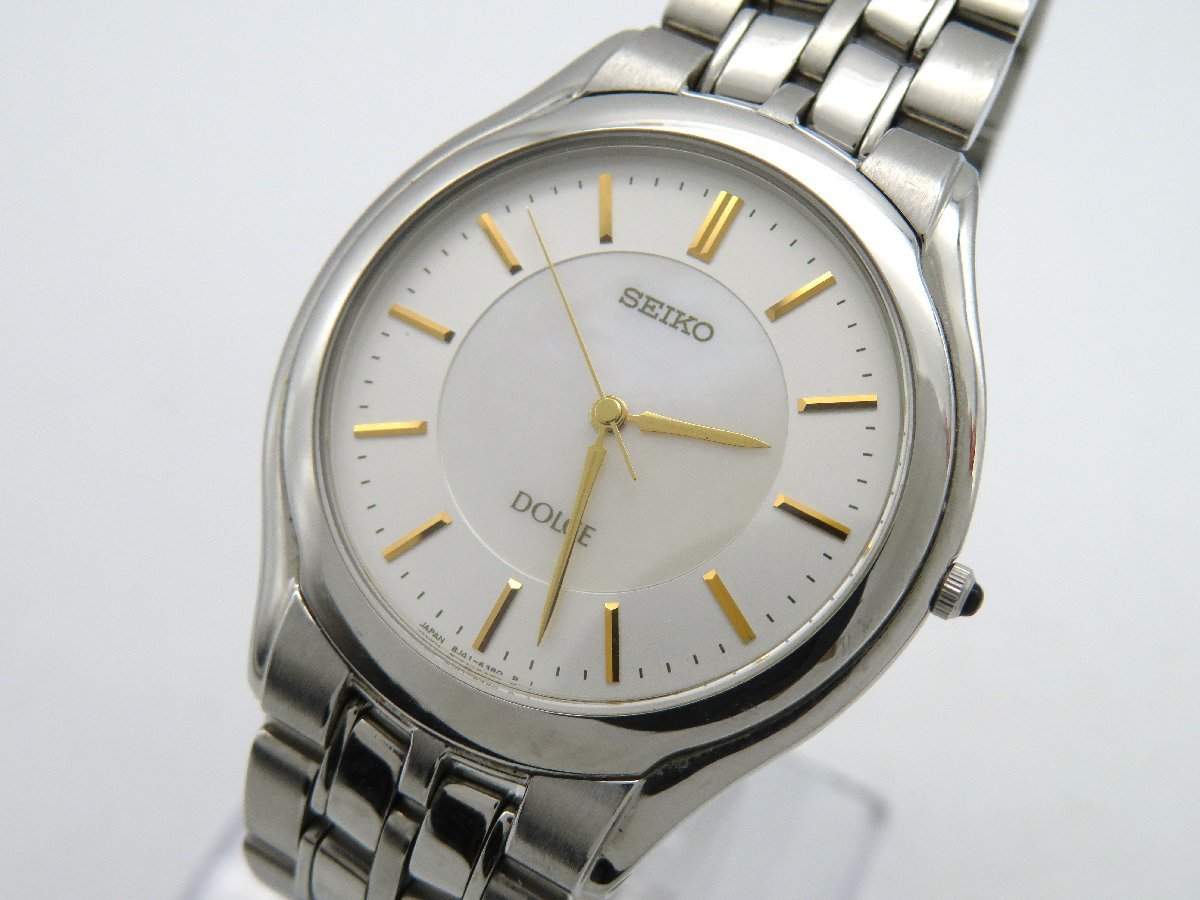 ドルチェ セイコー 8J41-6030 SEIKO seiko 純正ブレス dolce 稼働 