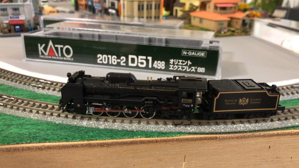 KATO カトー 2016-2 D51-498 オリエントエクスプレス 88 試走程度で美
