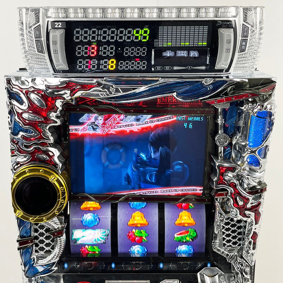 引取限定◇パチスロ実機 バイオハザード リベレーションズ コイン不要機 家庭用電源 無段階