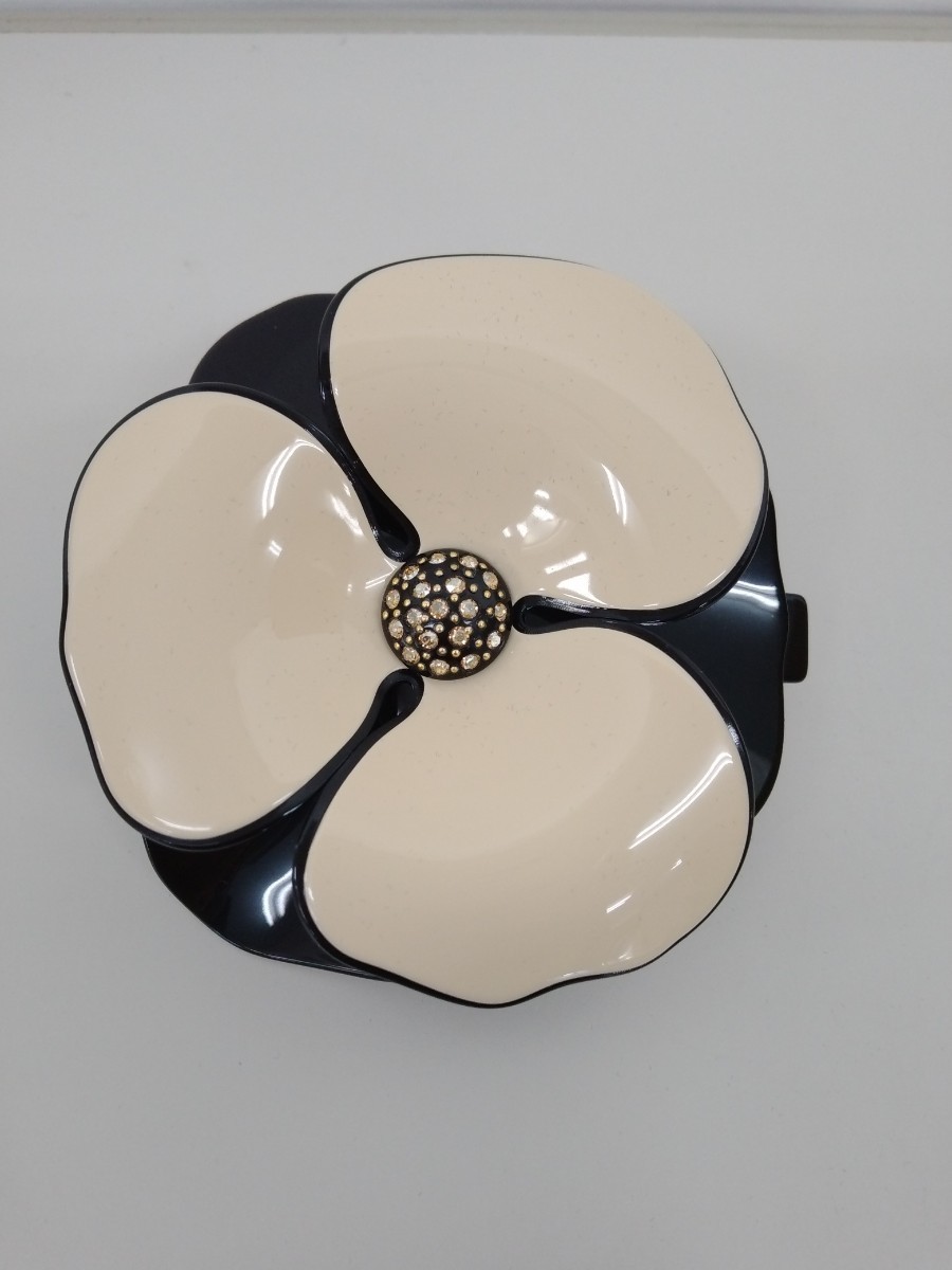 アレクサンドルドゥパリ カメリア バレッタ ヘアアクセサリー ALEXANDRE DE PARIS　美品