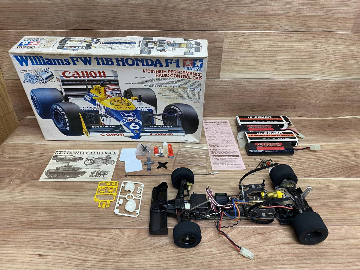 19 現状品 タミヤ 1/10 電動RC ウイリアムズ FW-11B ホンダ F-1 欠品