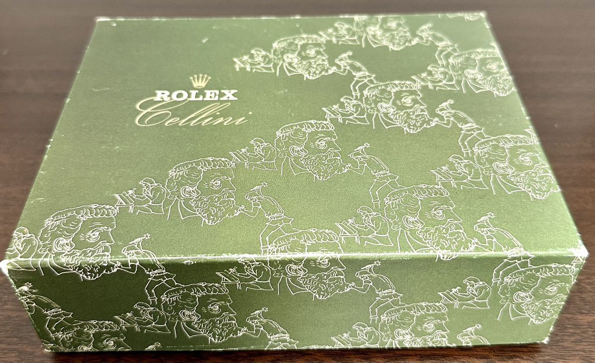 超貴重ロレックス 空箱 内箱 メンズ チェリーニ ドレス グリーン 緑 1円〜 Y 希少 純正 ROLEX ロレックス 空箱 BOX ボックス チェリーニ
