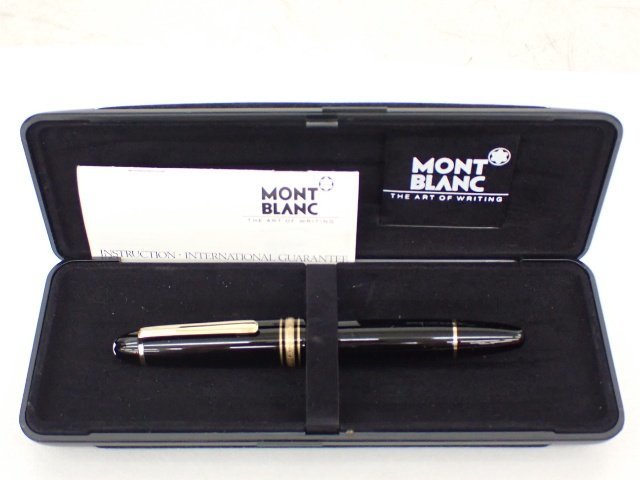 MONTBLANC 万年筆 MEISTER STUCK 146 ペン先 14K-585 EF 吸引式 ケース