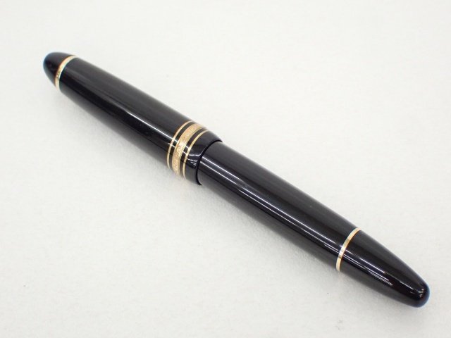 MONTBLANC 万年筆 MEISTER STUCK 146 ペン先 14K-585 EF 吸引式 ケース