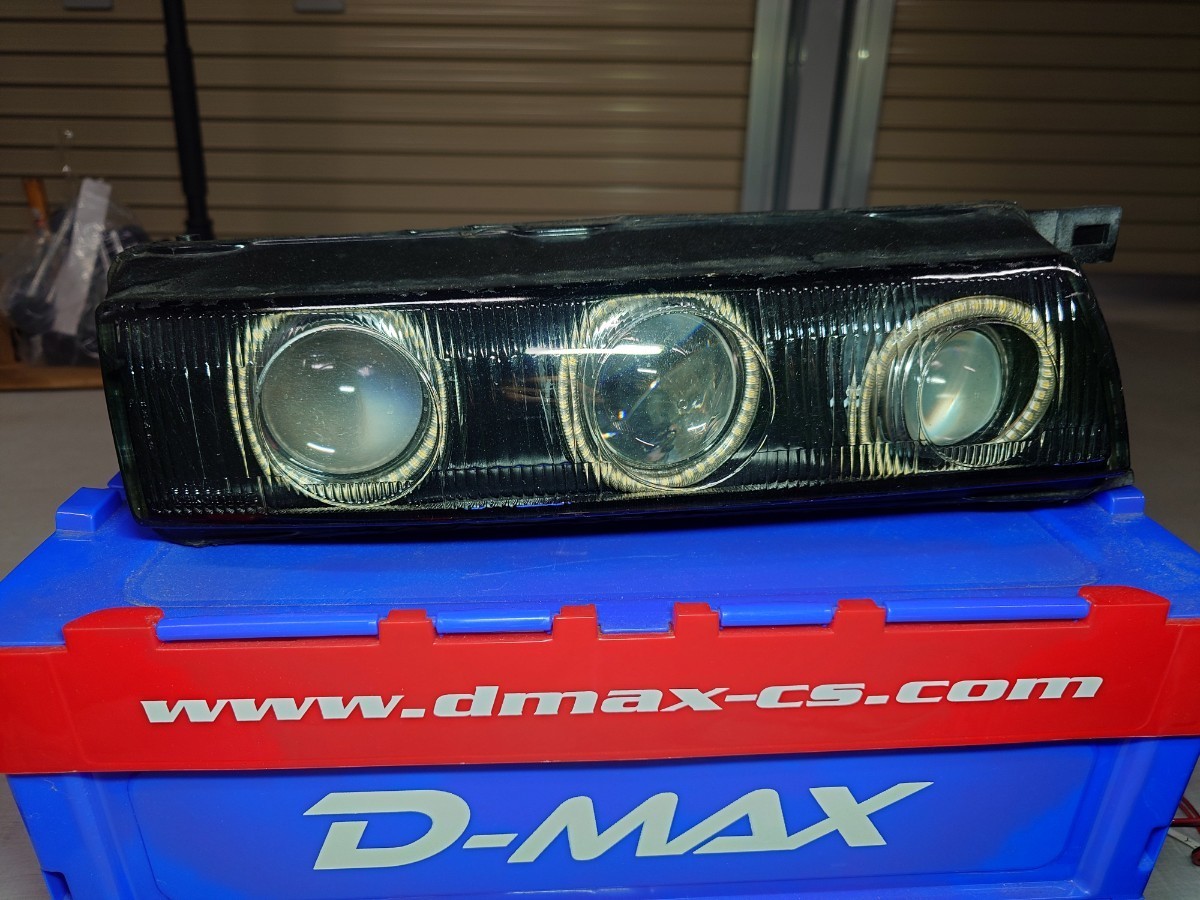 S13シルビア プロジェクターヘッドライト S13 3連 プロジェクター 
