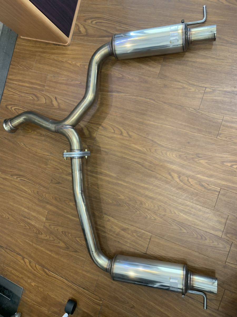 ゲヴァンド GEWANDT オールステンレス マフラー メルセデスベンツ C200 w205 AMGライン タイプ2