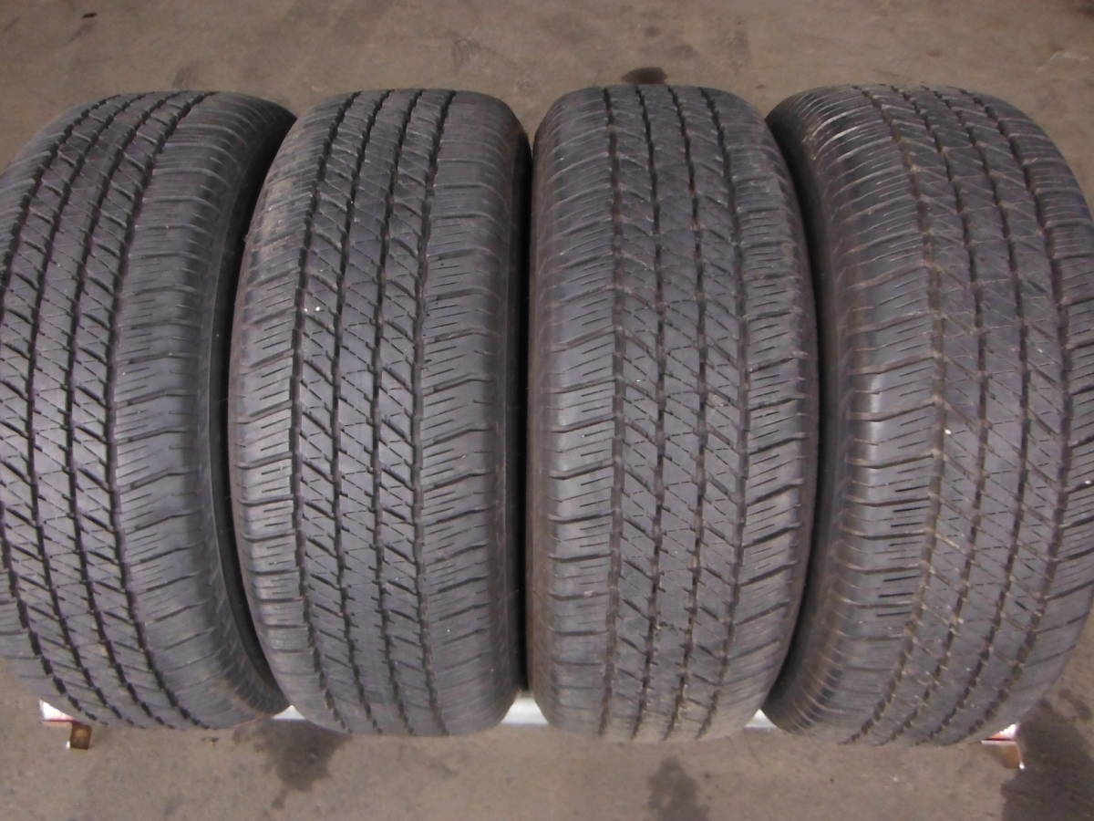 P2239　送料無料! 4本SET価格! バリ溝 265/60R18 ブリヂストン DUELER H/L 684Ⅱ デュ－ラー 265/60/18 265/60-18 エアーチェック済!
