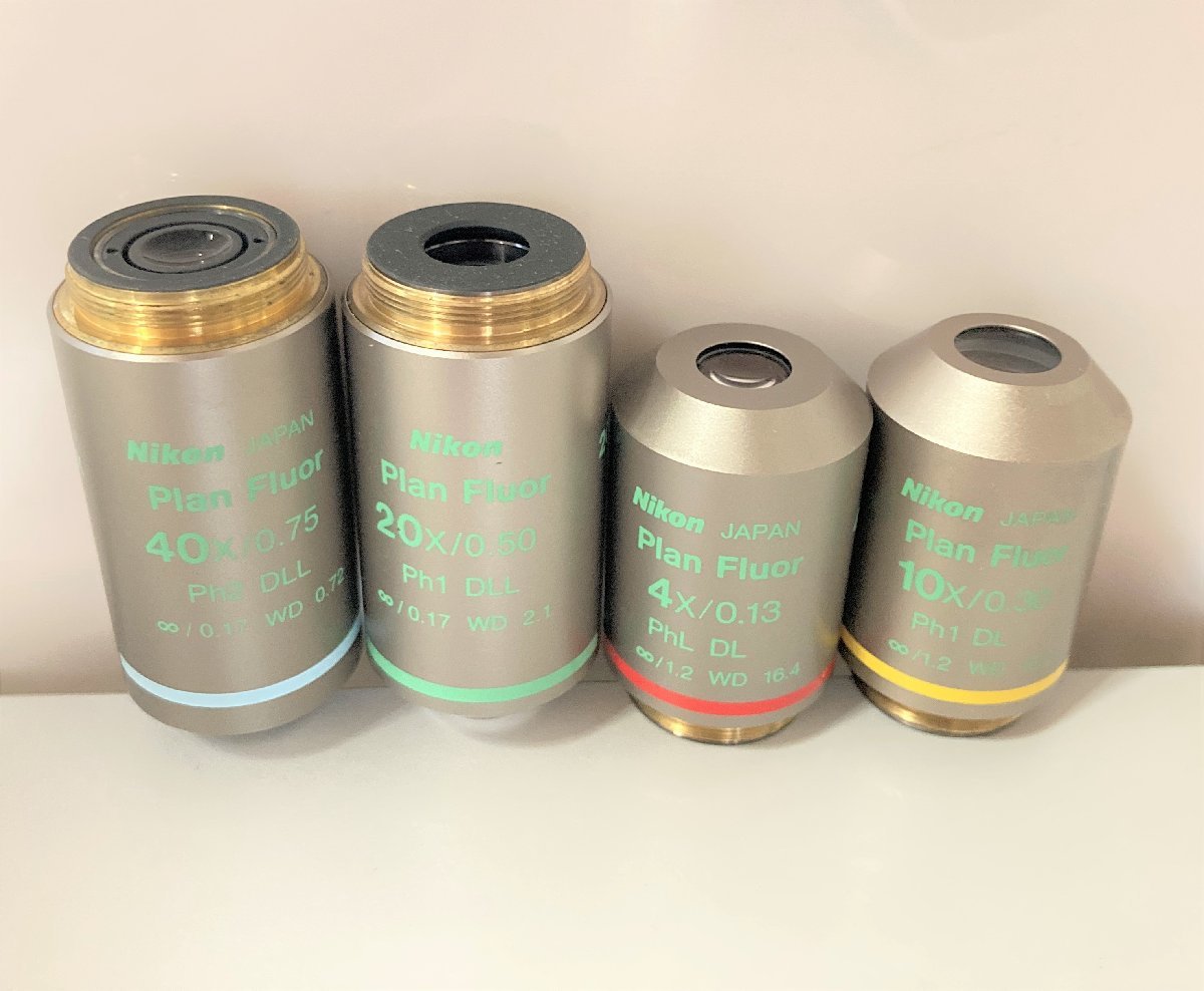 ニコン 対物レンズ プランフルオール10×（井8-12】Nikon 対物レンズ 