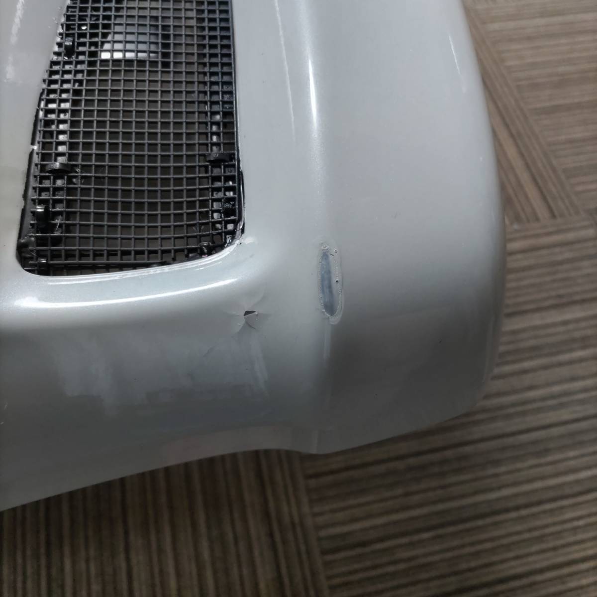 中古　後期　DA64W エブリィワゴン フロントバンパー フォグランプ左右 Z7T パール 