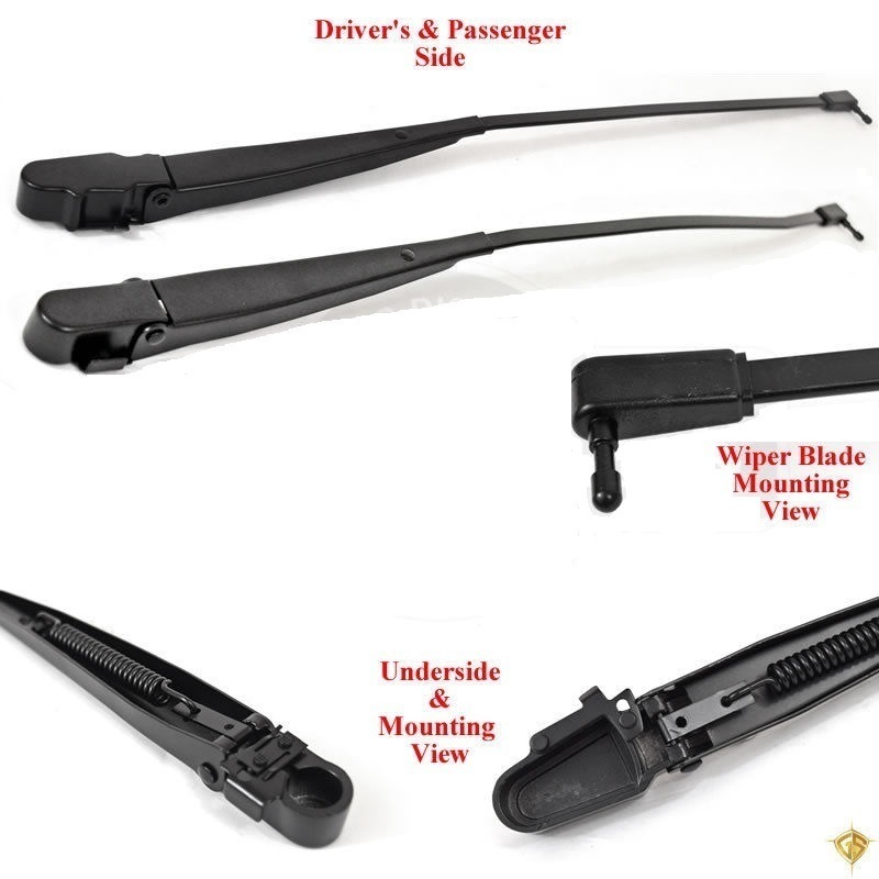 リプロ品　78-87 エルカミーノ　ブラック　ワイパー　アーム　セット